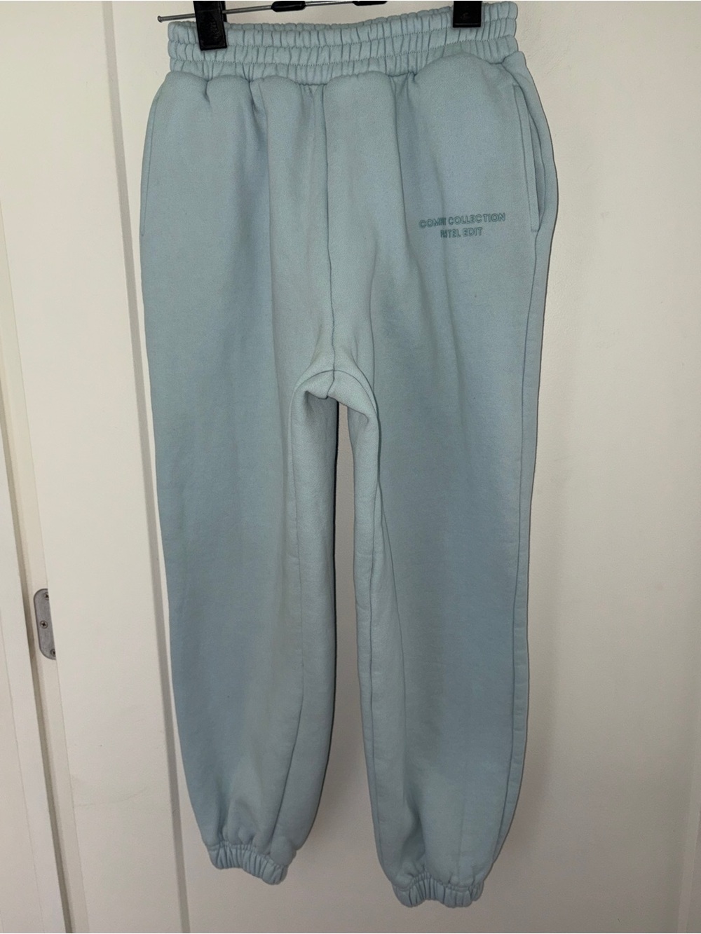 NWOT Comfrt Collection Pastel Edit sweatpants girl's sz L Baby blue